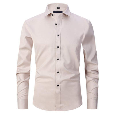 Men's Stretch Shirt Long Sleeve Non-ironing Slim Fit Nexora Store