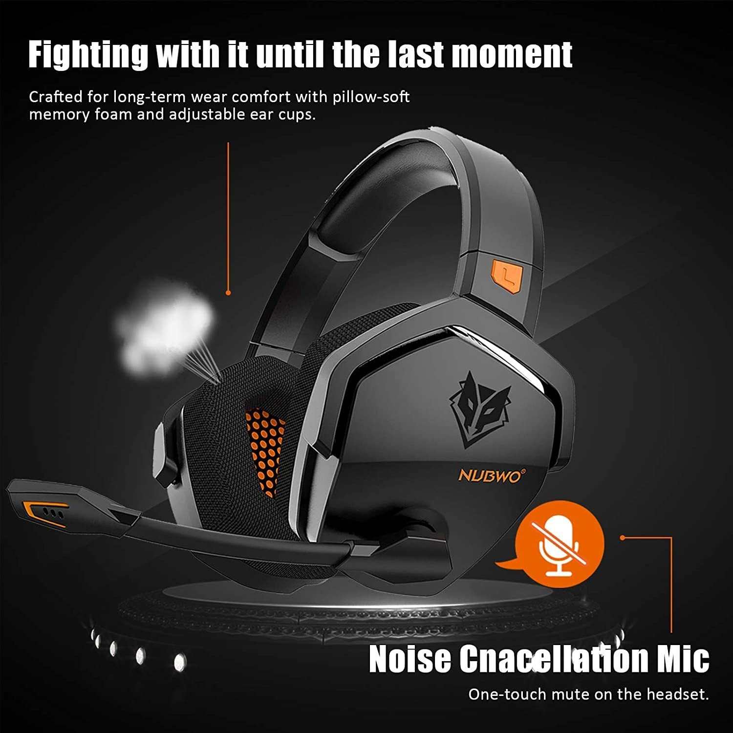 Draadloze gameheadset met hoofdmontage en ruisonderdrukking Ritchy's Shop