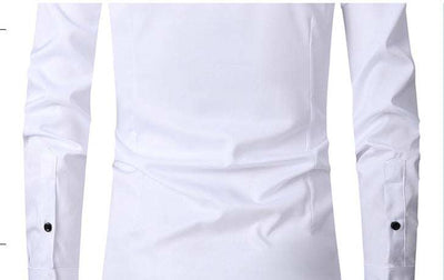 Men's Stretch Shirt Long Sleeve Non-ironing Slim Fit Nexora Store