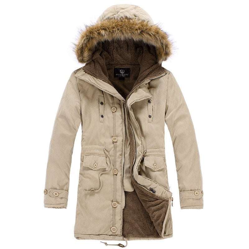 Heren warme overjas winterjas parka katoenen jassen Nexora Store