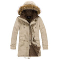Heren warme overjas winterjas parka katoenen jassen Nexora Store