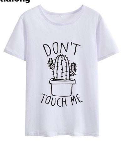 Raak me niet aan Cactus T-shirt Dames Casual Zomershirts Nexora Store