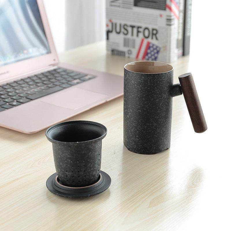 Commerciële Japanse mokken met houten handvatten Ritchy's Shop