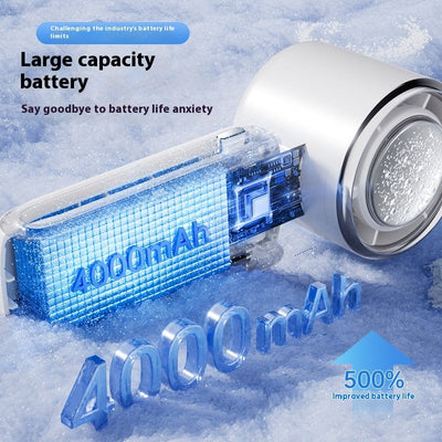 Nieuwe Ice Pack hoge snelheid draagbare elektrische ventilator snelheid instelbaar opvouwbare mini ventilator draagbare buiten hangende nek kleine ventilator Nexora Store