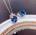 Jewelry Sets For Women London Blue Stones Pendants Necklaces Nexora Store