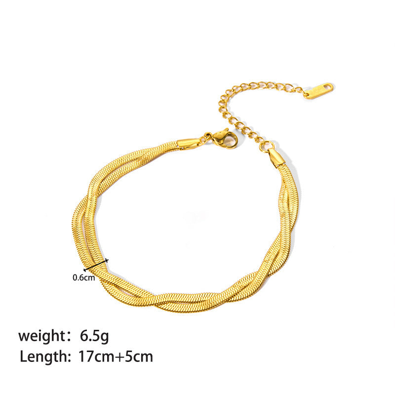 Stainless Steel Ornament Bracelet Female Nexora Store