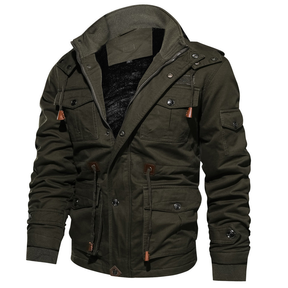 Mountainskin Heren Winter Fleece Jassen Warme Capuchonjas Thermische Dikke Buitenkleding Heren Militaire Jas Heren Merkkleding Ritchy's Shop