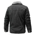 Retro revers losse katoenen jas fleece gevoerde verdikking denim jas Ritchy's Shop