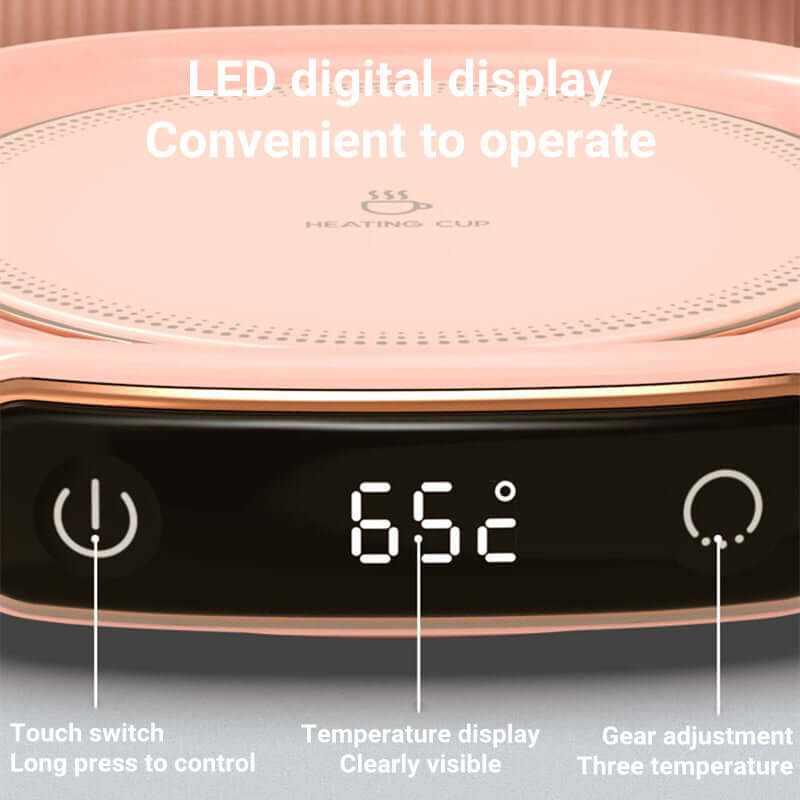 Koffiemokverwarmer Warme onderzetter Slimme verwarmende beker Thermische isolatie Constante temperatuur onderzetter Verwarmingsmat Desktop Nexora Store