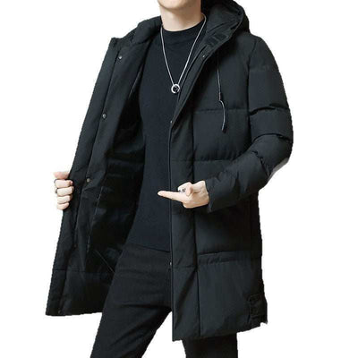 Men's Winter Leisure Warm Hooded Plus Size Men's Cotton Clothing Nexora Store