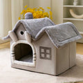 Opvouwbaar hondenhuis, kattenbed, wintervilla, slaapkennel, verwijderbaar nest, warme, afgesloten grot, bank, huisdierbenodigdheden Nexora Store