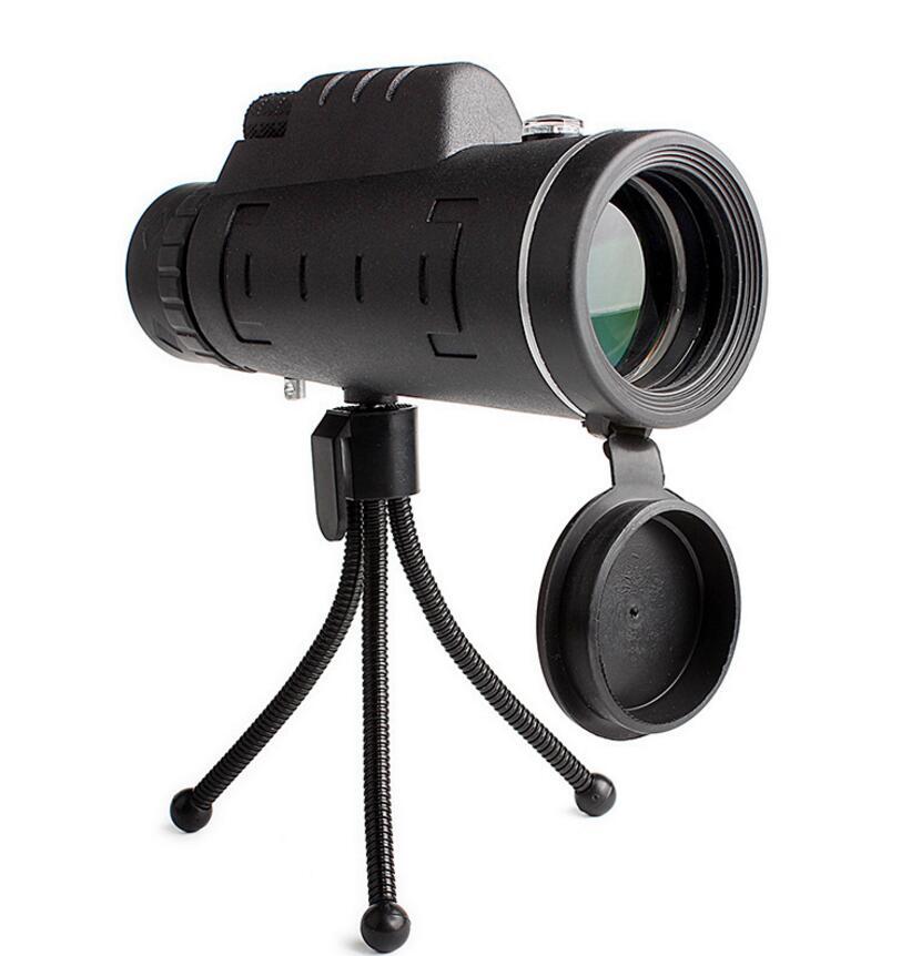 Compatibel met Apple, monoculaire telescoop, zoomscoop met kompas, telefoonclip en statief Nexora Store