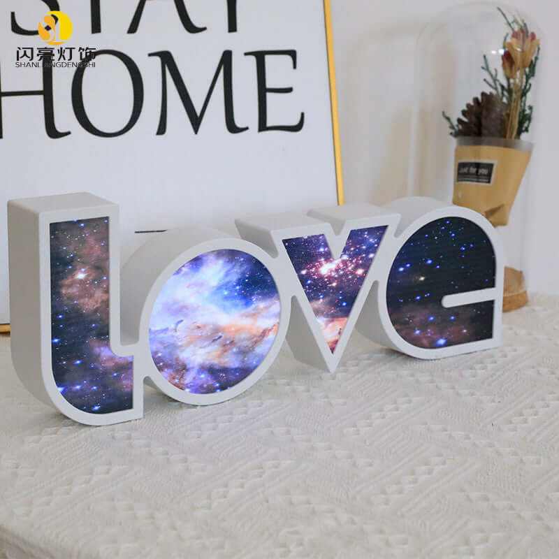 Valentines Day Decor LED LOVE Light Valentines Day Gift For Girlfriend Bithday Wedding Party Decoration Romantic Wedding Decor Nexora Store