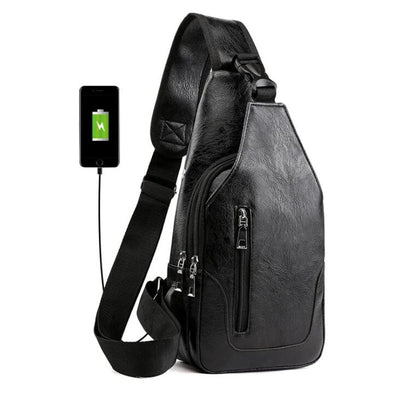 Luxe merk messenger bag leren heren borsttas vintage crossbody schoudertas heren zakelijke sling bags mannelijke casual borsttas Nexora Store