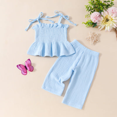 Baby kindervest top en broek meisje Nexora Store