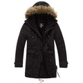 Heren warme overjas winterjas parka katoenen jassen Nexora Store