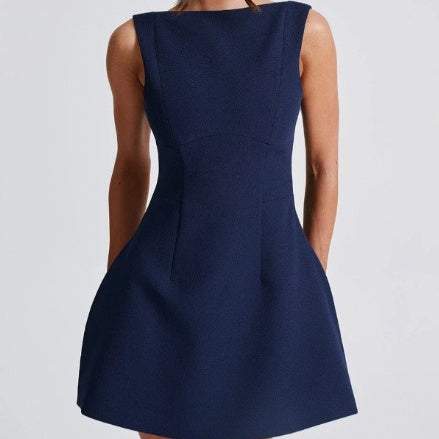 Sexy nauwsluitende jurk zonder rug Zomer mouwloze korte jurken Nexora Store