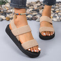 Modieuze platte sleehak strandsandalen voor dames Ritchy's Shop
