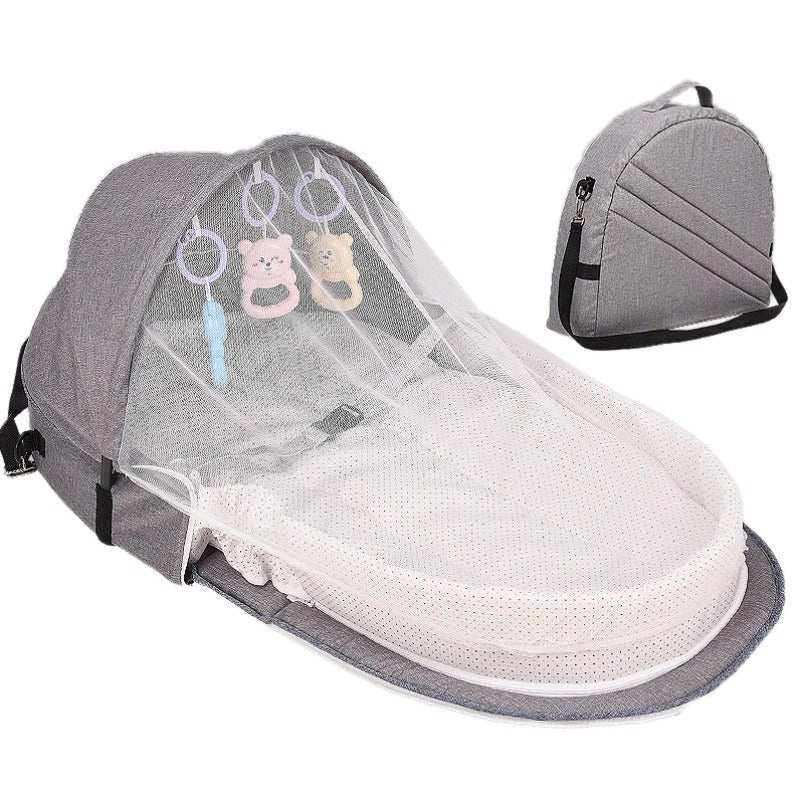 Babybed Reiszonbescherming Klamboe Met Draagbare Wieg Baby Opvouwbare Ademende Baby Slaapmand Ritchy's Shop
