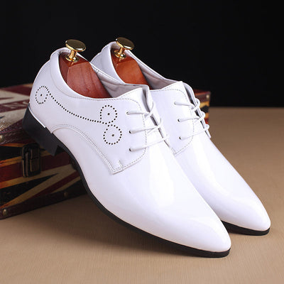 Heren leren schoenen Heren zakelijke casual kledingschoenen Zakelijke casual leren schoenen Instappers Zwarte rijschoen voor heren Ritchy's Shop