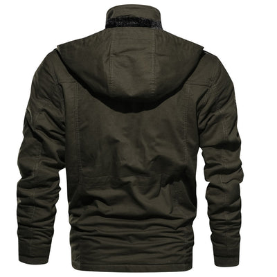 Mountainskin Heren Winter Fleece Jassen Warme Capuchonjas Thermische Dikke Buitenkleding Heren Militaire Jas Heren Merkkleding Ritchy's Shop