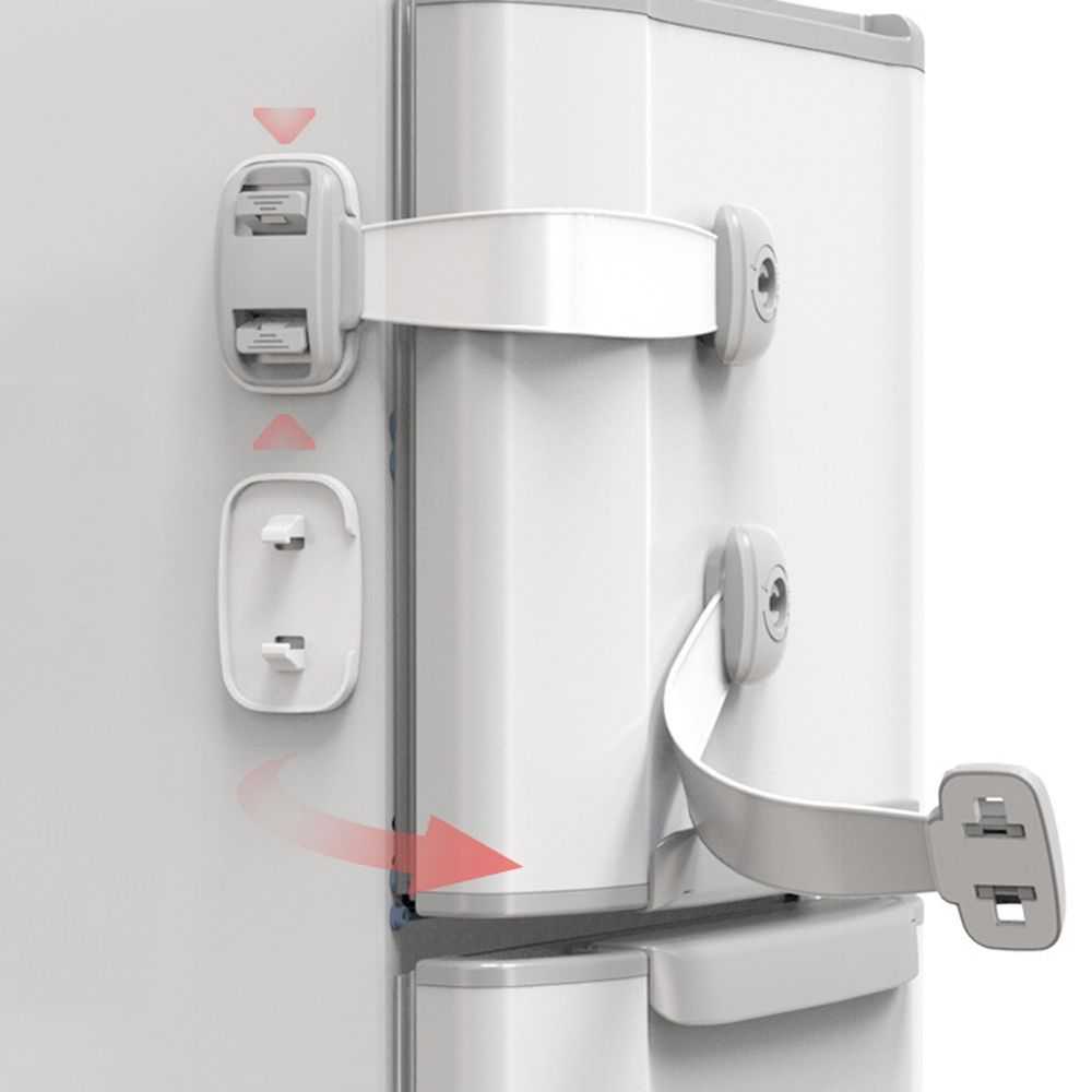 Veiligheidsslot voor baby's, anti-clip handdeur, kastsloten voor koelkast, ladekast, veilig slot voor kinderen, geen gereedschap of boren, kindveilige kastbeveiliging, ladedeursloten voor kastdeuren Ritchy's Shop