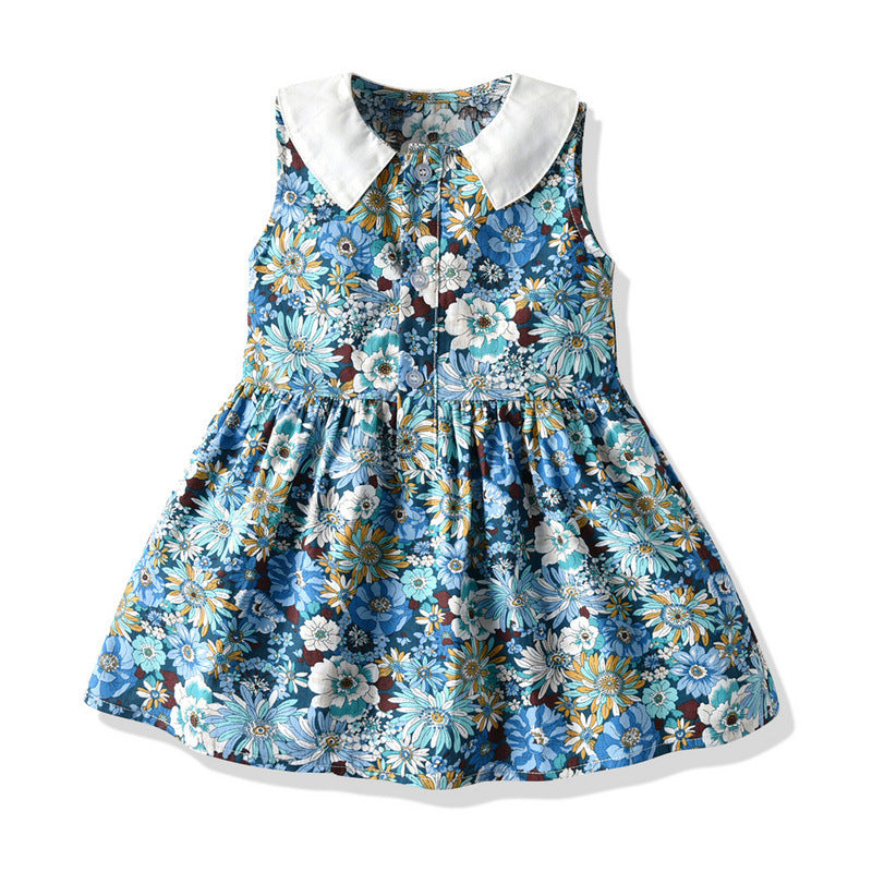 Schattige bloemen prinses shirt shorts tweedelig setje Nexora Store