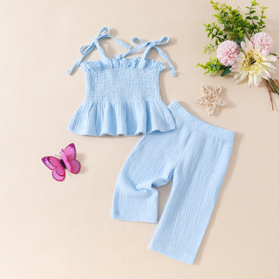 Baby kindervest top en broek meisje Nexora Store