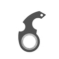 Zwarte Fidget Spinner speelgoed sleutelhanger van kunststof en zinklegering voor ontspanning en concentratie.