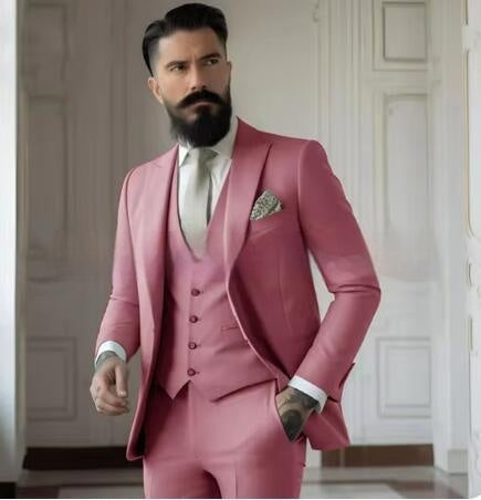 Heren Slim Fit Effen Kleur Business Pakset Nexora Store