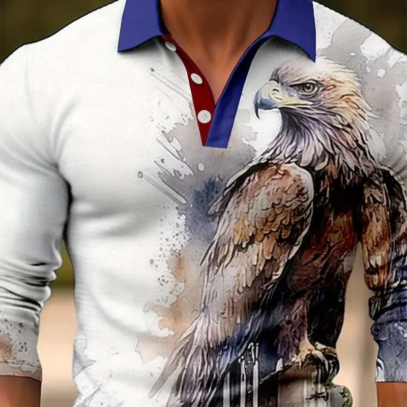 Design Button Lange Mouw Retro Losse Top Nexora Store