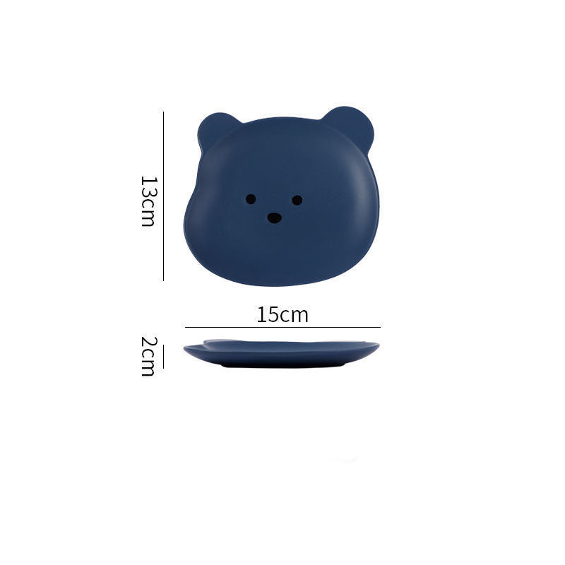 Home Cartoon schattig beervormig dinerbord Nexora Store