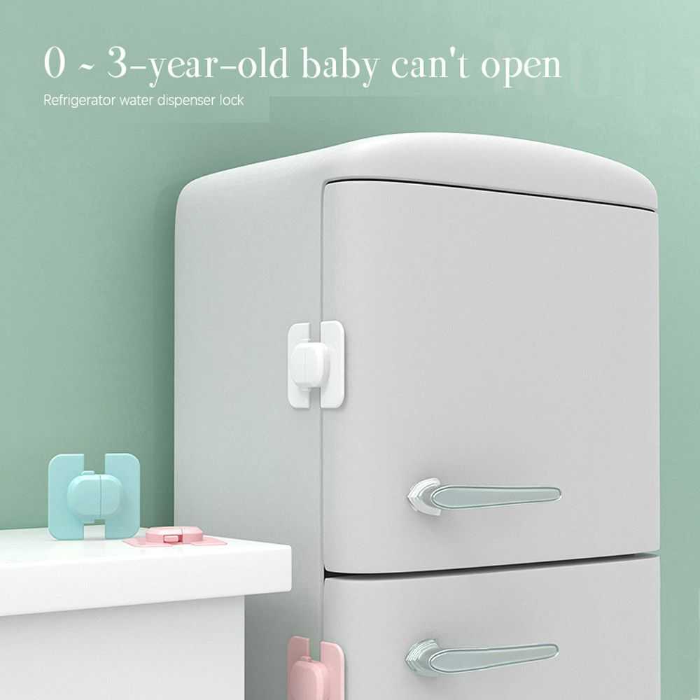 Veiligheidsslot voor baby's, anti-clip handdeur, kastsloten voor koelkast, ladekast, veilig slot voor kinderen, geen gereedschap of boren, kindveilige kastbeveiliging, ladedeursloten voor kastdeuren Ritchy's Shop