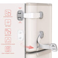 Veiligheidsslot voor baby's, anti-clip handdeur, kastsloten voor koelkast, ladekast, veilig slot voor kinderen, geen gereedschap of boren, kindveilige kastbeveiliging, ladedeursloten voor kastdeuren Ritchy's Shop