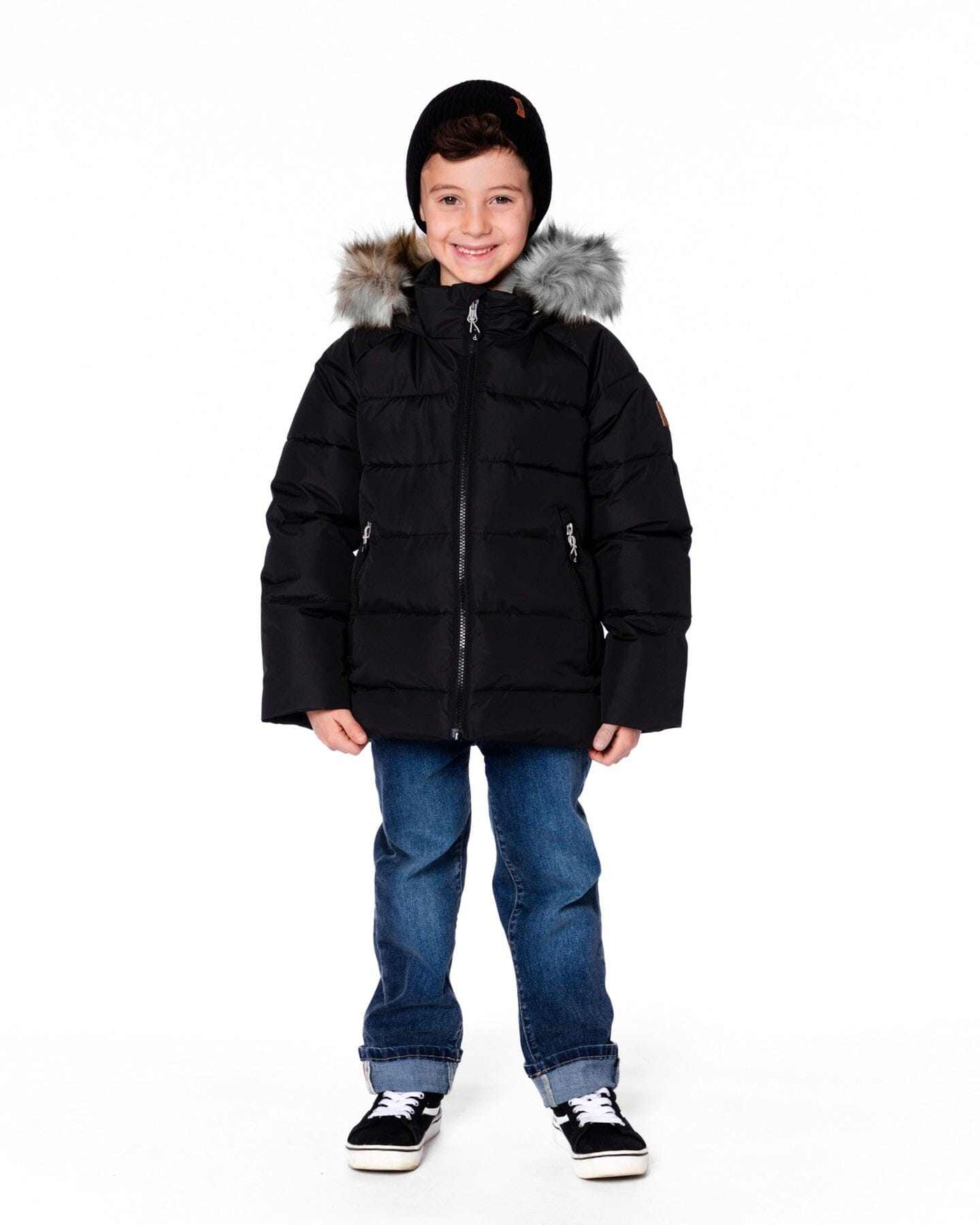 Puffy Winter Jacket Black Deux par Deux