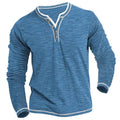 Comfortabel zacht stretch Henley shirt T-shirt Nexora Store