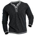 Comfortabel zacht stretch Henley shirt T-shirt Nexora Store