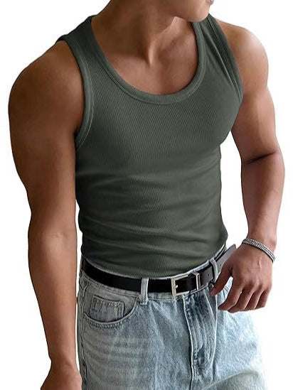 Heren workout fitness T-shirt met ronde hals Nexora Store