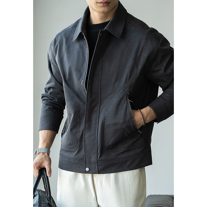 Twill winddichte jas voor heren, lente-vrijetijdsjas Ritchy's Shop