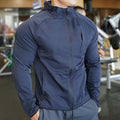 Fitness Training Slim Fit Hardlopen met Capuchon Outdoor Sportjack Heren Ritchy's Shop