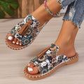 Platte sandalen met kwastjes voor dames Ritchy's Shop