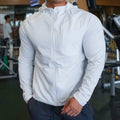 Fitness Training Slim Fit Hardlopen met Capuchon Outdoor Sportjack Heren Ritchy's Shop