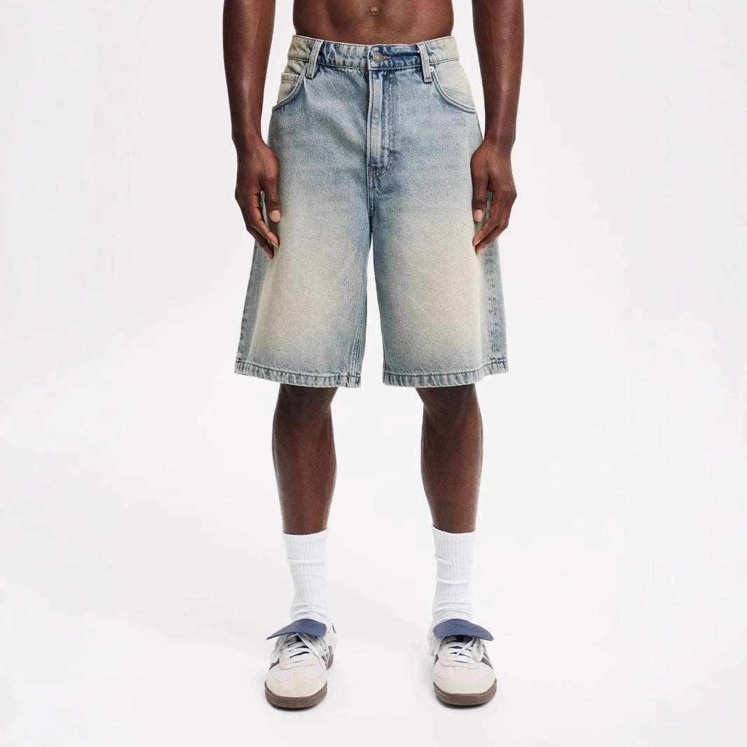 Losse, bijpassende jeans voor heren, middellange broek Nexora Store