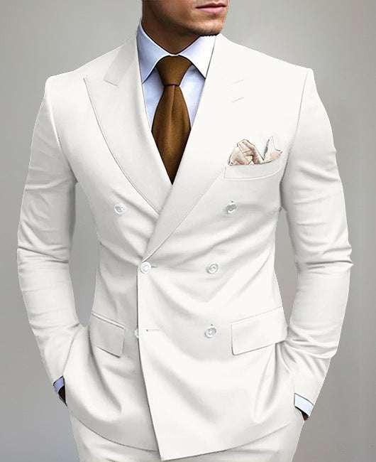 Nieuw bedrukt herenpakjasje met posterieure mediane split Nexora Store