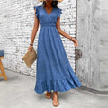 Bohemian Fashion Veelzijdige Bedrukte Jumpsuit Nexora Store