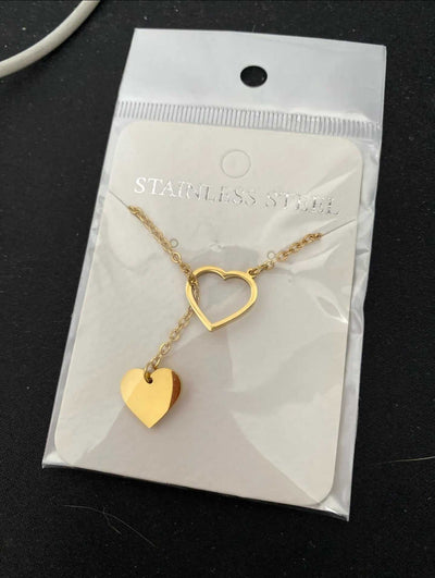 Long Pendant Heart-Shaped Necklaces Pendants For Women Simple Design Necklace Stylish Stainless Steel Jewelry Party Gift Nexora Store