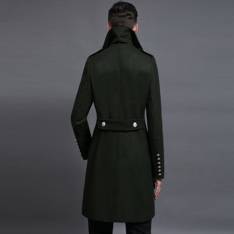 Double-row Retro Woolen Coat Man Nexora Store