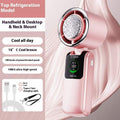 Nieuwe Ice Pack hoge snelheid draagbare elektrische ventilator snelheid instelbaar opvouwbare mini ventilator draagbare buiten hangende nek kleine ventilator Nexora Store
