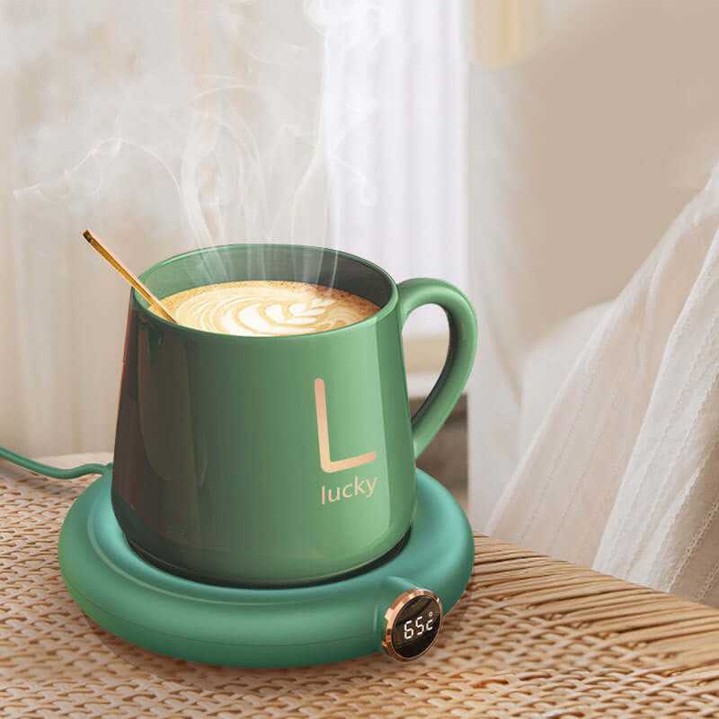 Koffiemokverwarmer Warme onderzetter Slimme verwarmende beker Thermische isolatie Constante temperatuur onderzetter Verwarmingsmat Desktop Nexora Store