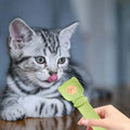 Kattenstripvoeder, kattenstrip Happy Spoon, kattenlepel voor nat voer, draagbare kattenvoerlepel, herbruikbare kattenstriplepel, likbare voerlepel voor huisdieren, accessoires voor kattenvoer, kattenstripknijplepel Nexora Store